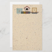 収集初期のひな形 便箋 (正面/裏面)