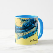 収集可能なカラフルPiCassieO art mug West Wind マグカップ (正面右)