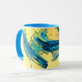 収集可能なカラフルPiCassieO art mug West Wind マグカップ (正面左)
