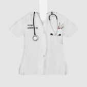 収集可能な医師 オーナメント (裏面)