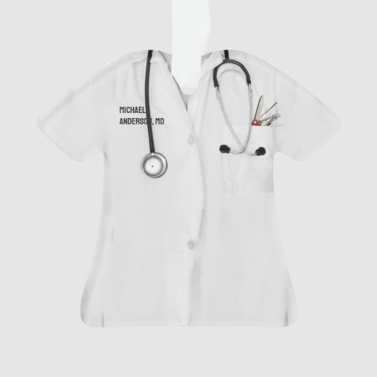 収集可能な医師 オーナメント (正面)