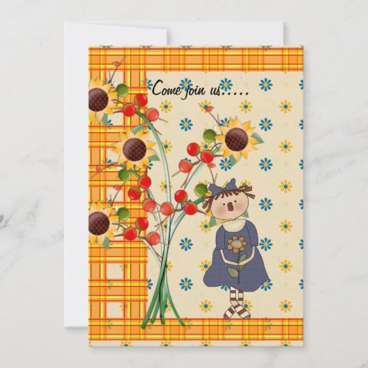 収集時間の取得の招待 招待状 (正面)