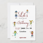 収集 招待状 (正面)