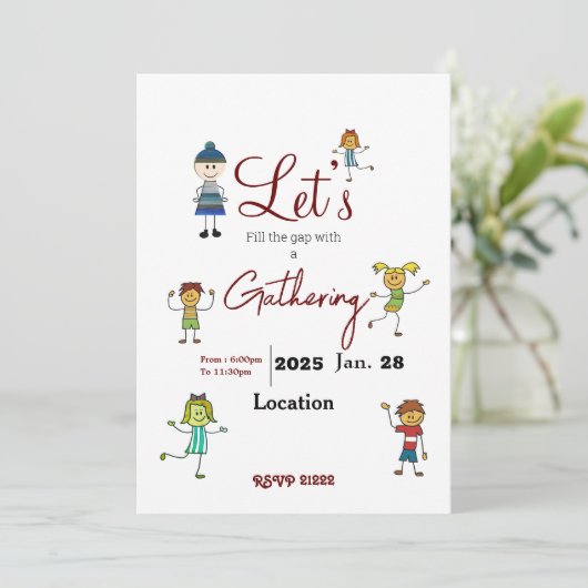 収集 招待状 (スタンド正面)