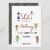 収集 招待状 (正面/裏面)