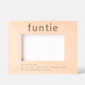 叔母おもしろい定義レーザーエッチング写真枠 レーザー彫刻フレーム (正面)