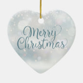 叔母お気に入りの定義メリークリスマス セラミックオーナメント (裏面)