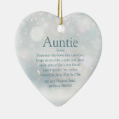 叔母お気に入りの定義メリークリスマス セラミックオーナメント (右)