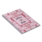 叔母から私の姪のピンクの抽象芸術ノート ノートブック (右側)