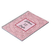 叔母から私の姪のピンクの抽象芸術ノート ノートブック (左側)