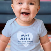 叔母が私に教えつかまらないようにしてくれるだろう ベビーボディスーツ