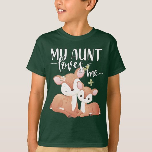 叔母が私を愛している雌雄と子豚 Tシャツ (正面)
