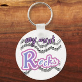 叔母がTシャツとギフトを着る キーホルダー (正面)