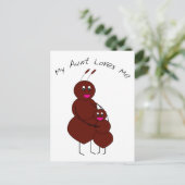 叔母さんが私のはがきを愛してる ポストカード (スタンド正面)