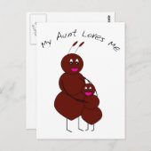 叔母さんが私のはがきを愛してる ポストカード (正面/裏面)