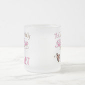 叔母さんのためのかわいいギフト フロストグラスマグカップ (中央)