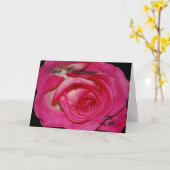 叔母さんのためのイタリアンなバースデー・カード カード (黄色い花)