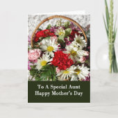 叔母さんのための母の日カード カード (正面)