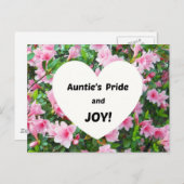 叔母さんのプライドと喜び! ポストカード (正面/裏面)