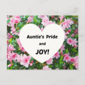 叔母さんのプライドと喜び！ ポストカード (正面)