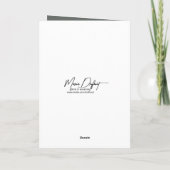 叔母さんの誕生日ブニーズ カード (裏面)