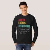 叔母さんはすべて誇りを持った知っ素晴らしている Tシャツ (正面フル)