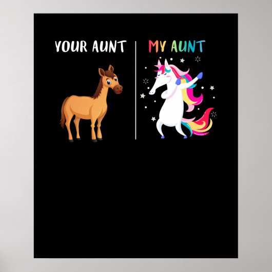 叔母さん叔母さん姪おもしろいの叔母さん ポスター (正面)