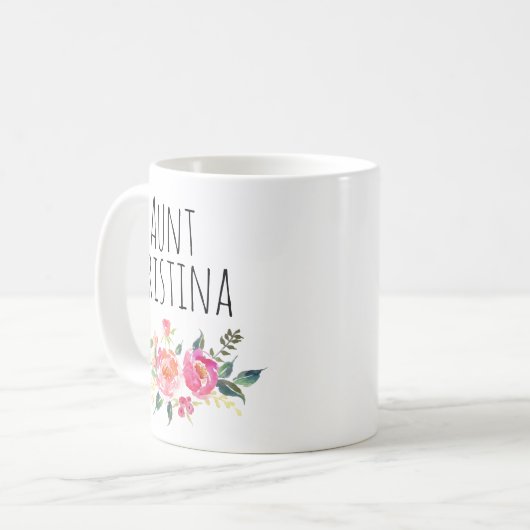 叔母さん コーヒーマグカップ (正面左)