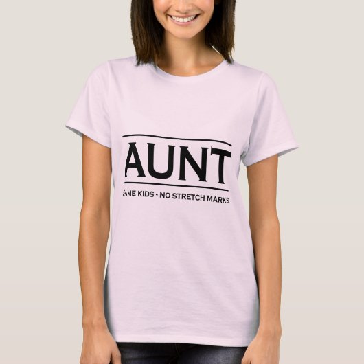 叔母さん。 同じ子供伸展線ではなく Tシャツ (正面)