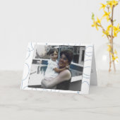 叔母さん-挨拶状 カード (黄色い花)