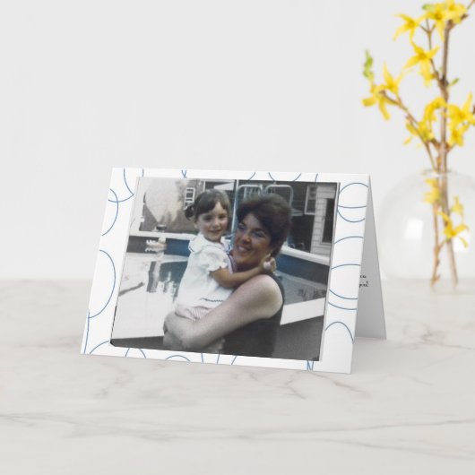 叔母さん-挨拶状 カード (黄色い花)