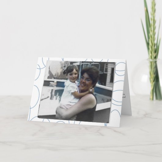 叔母さん-挨拶状 カード (正面)