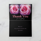 叔母さん-結婚式は感謝していしています サンキューカード (内部)