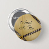 叔母さんTo BeののまわりにPin 缶バッジ (正面&裏面)