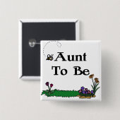 叔母さんTo Be 缶バッジ (正面&裏面)