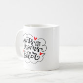 叔母たちはお母さんみたいだクールけ コーヒーマグカップ (正面左)