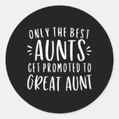 叔母だけ最高のがオーン叔母に昇進素晴らしする ラウンドシール (正面)