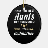 叔母だけ最高のがゴッドマザーに昇進する セラミックオーナメント (左)