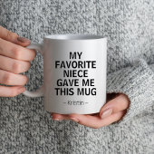 叔母と叔父お気に入りのの姪与えこ コーヒーマグカップ