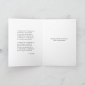 叔母と叔父の平和の喜びのためのクリスマスツリーカード シーズンカード (内部)