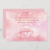 叔母に幸せなバレンタインの日 シーズンカード (正面/裏面)