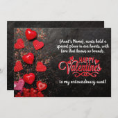 叔母に幸せなバレンタインの日 シーズンカード (正面/裏面)