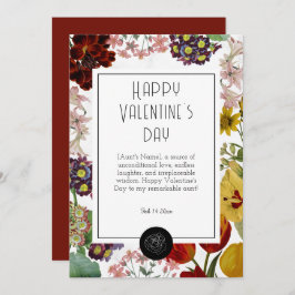 叔母に幸せなバレンタインの日 シーズンカード