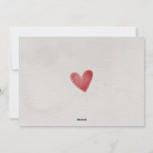 叔母に幸せなバレンタインの日 シーズンカード (裏面)