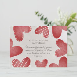 叔母に幸せなバレンタインの日 シーズンカード