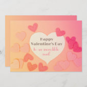 叔母に幸せなバレンタインの日 シーズンカード (正面/裏面)