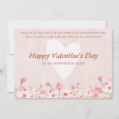 叔母に幸せなバレンタインの日 シーズンカード (正面)