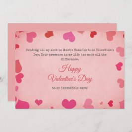 叔母に幸せなバレンタインの日 シーズンカード