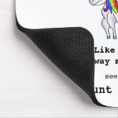 叔母のおもしろい定義アウンティコーン最高の叔母エバー マウスパッド (コーナー)