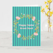 叔母のためのイースター素晴らしカード カード (黄色い花)